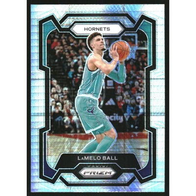 2023-24 Panini Prizm Prizms Hyper #41 LaMelo Ball