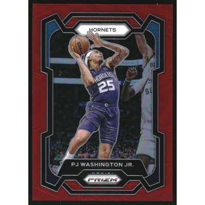 2023-24 Panini Prizm Prizms Red #117 PJ Washington Jr.