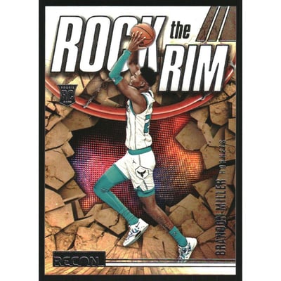 2023-24 Panini Recon Rock the Rim #17 Brandon Miller