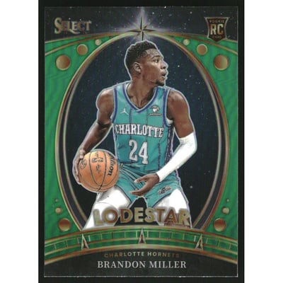 2023-24 Select Lodestars Green Prizms #3 Brandon Miller