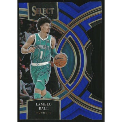 2023-24 Select Prizms Blue Die-Cut #148 LaMelo Ball