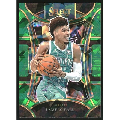 2023-24 Select Prizms Green Ice #348 LaMelo Ball