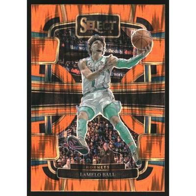 2023-24 Select Prizms Orange Flash #53 LaMelo Ball