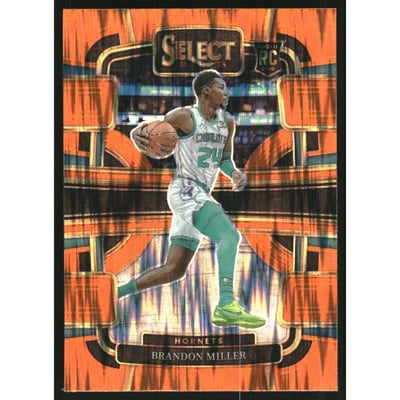 2023-24 Select Prizms Orange Flash #80 Brandon Miller