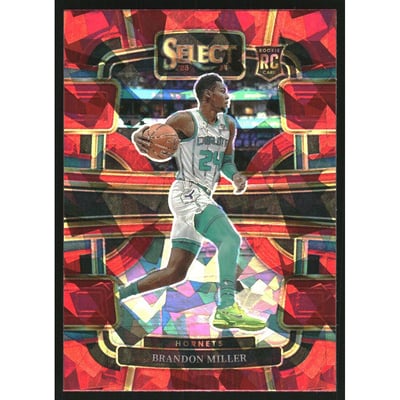 2023-24 Select Prizms Red Cracked Ice #80 Brandon Miller