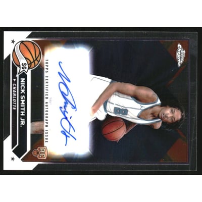 2023-24 Topps Chrome Autographs #CGNSJ Nick Smith Jr.