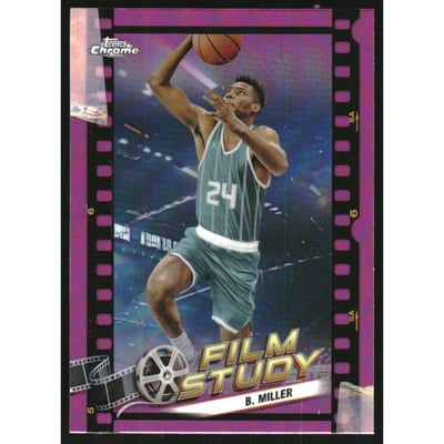 2023-24 Topps Chrome Film Study Pink Refractors #FS14 Brandon Miller