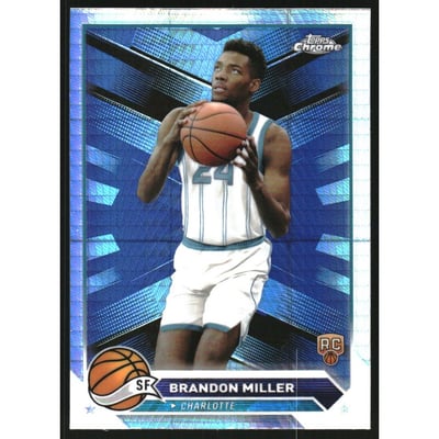2023-24 Topps Chrome Prism Refractors #127 Brandon Miller