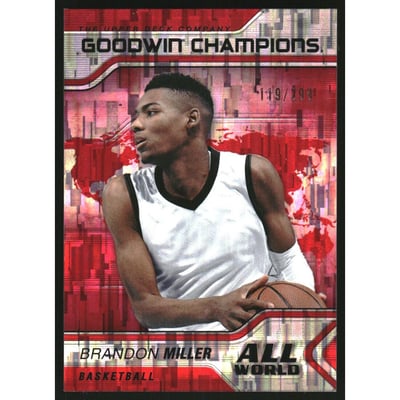 2023 Upper Deck Goodwin Champions All-World Red #AW12 Brandon Miller