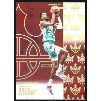 2024-25 Court Kings Burgundy #69 Brandon Miller