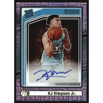 2024-25 Donruss Choice #279 KJ Simpson Jr. RR AU
