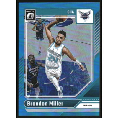 2024-25 Donruss Optic Aqua #16 Brandon Miller
