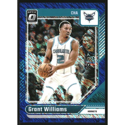 2024-25 Donruss Optic Blue Shimmer #77 Grant Williams