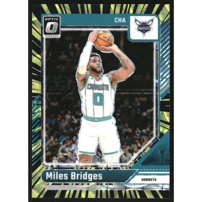 2024-25 Donruss Optic Electricity International #208 Miles Bridges