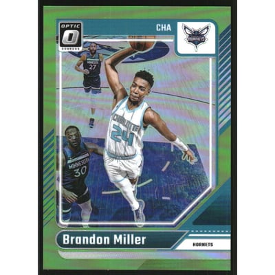 2024-25 Donruss Optic Lime Green #16 Brandon Miller