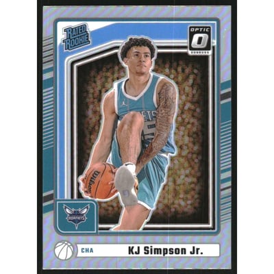 2024-25 Donruss Optic Preview Holo #247 KJ Simpson Jr. RR