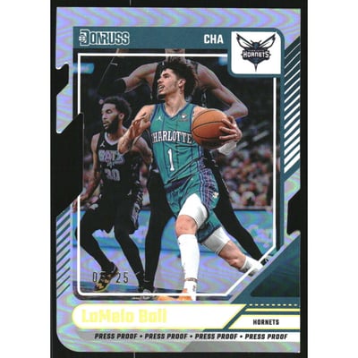 2024-25 Donruss Press Proof Gold Die-Cut #12 LaMelo Ball