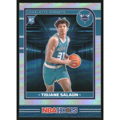 2024-25 Hoops Premium Prizms Silver #236 Tidjane Salaun