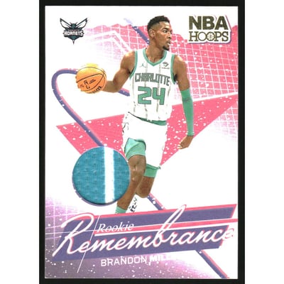 2024-25 Hoops Rookie Remembrance Memorabilia Winter #14 Brandon Miller