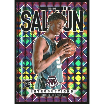 2024-25 Panini Mosaic Introductions Mosaic Purple #19 Tidjane Salaun
