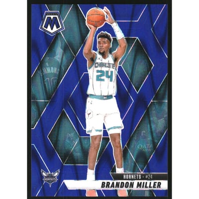 2024-25 Panini Mosaic Mosaic Blue Seismic #51 Brandon Miller