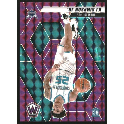 2024-25 Panini Mosaic Mosaic Purple #239 KJ Simpson Jr.