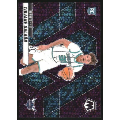 2024-25 Panini Mosaic Rookie Variations Fast Break Purple #241 Tidjane Salaun