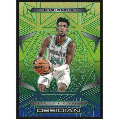 2024-25 Panini Obsidian Electric Etch Caldera #44 Brandon Miller