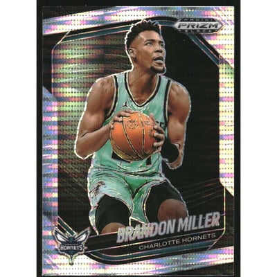 2024-25 Panini Prizm Black Prizms Pulsar #81 Brandon Miller