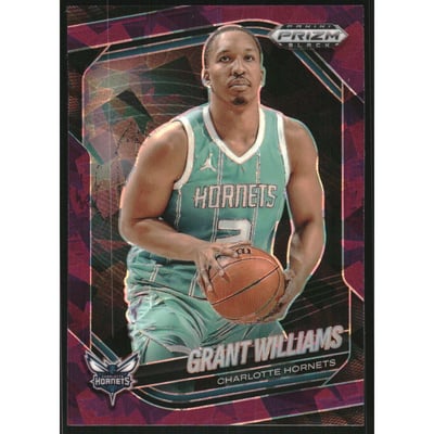 2024-25 Panini Prizm Black Prizms Purple Ice #231 Grant Williams