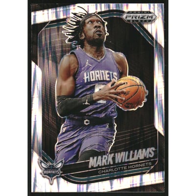 2024-25 Panini Prizm Black Prizms Skewed #129 Mark Williams