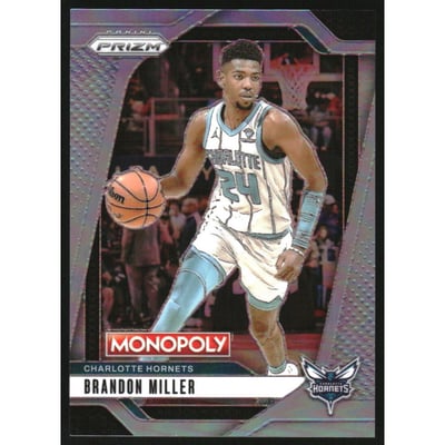 2024-25 Panini Prizm Monopoly Light Blue #32 Brandon Miller
