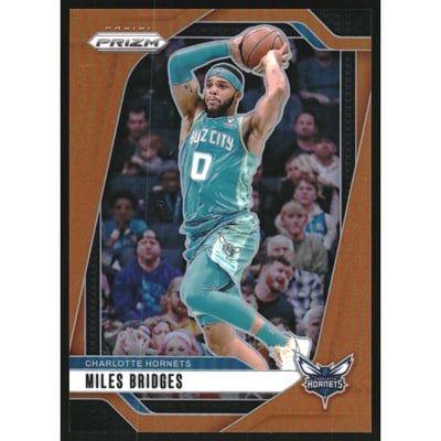 2024-25 Panini Prizm Prizms Orange #43 Miles Bridges