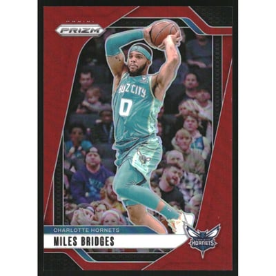 2024-25 Panini Prizm Prizms Red #43 Miles Bridges