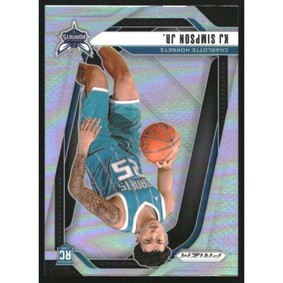 2024-25 Panini Prizm Prizms Silver #247 KJ Simpson Jr.