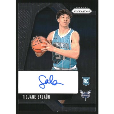 2024-25 Panini Prizm Rookie Signatures #5 Tidjane Salaun