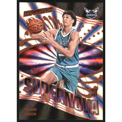 2024-25 Panini Revolution Supernova Sunburst #13 Tidjane Salaun