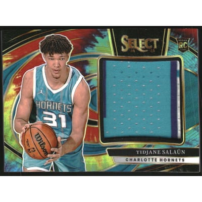 2024-25 Select Jumbo Rookie Swatches Tie-Dye Prizms #20 Tidjane Salaun