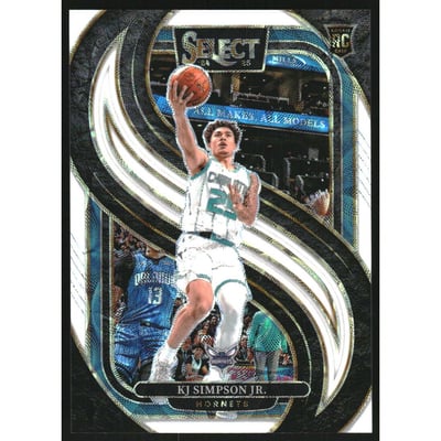 2024-25 Select White Scope Prizms #193 KJ Simpson Jr.