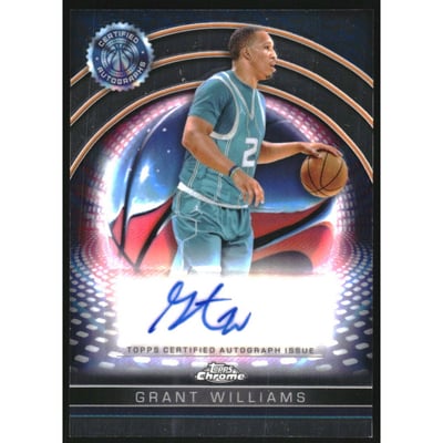 2024-25 Topps Chrome Certified Autograph Issue #TCAIGW Grant Williams