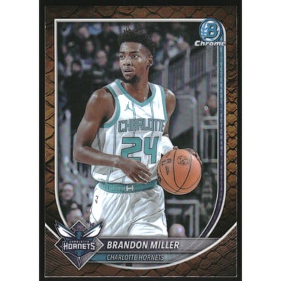 2025-26 Bowman Chrome Reptilian Refractors #BCV87 Brandon Miller