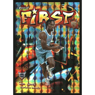 2025-26 Finest First Gold Geometric Refractors #F23 Sion James