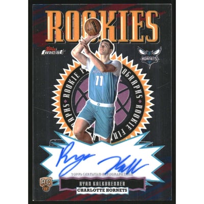 2025-26 Finest Rookie Autographs #RFARK Ryan Kalkbrenner