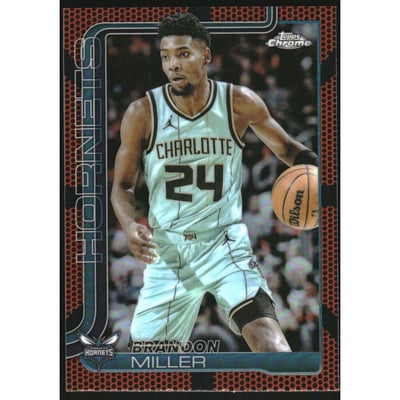 2025-26 Topps Chrome Basketball Refractors #89 Brandon Miller