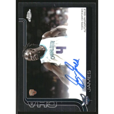 2025-26 Topps Chrome Rookie Autographs #TCARSJ Sion James