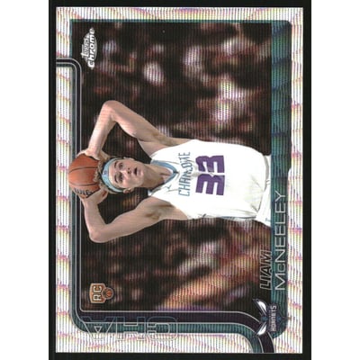 2025-26 Topps Chrome Wave Refractors #279 Liam McNeeley