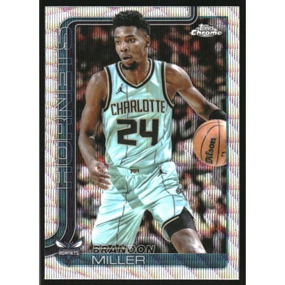 2025-26 Topps Chrome Wave Refractors #89 Brandon Miller