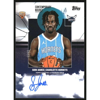 2025-26 Topps Contemporary Marks #CMSJ Sion James