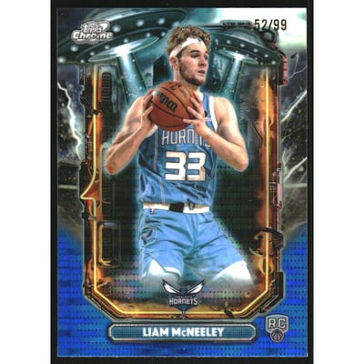 2025-26 Topps Cosmic Chrome Extraterrestrial Talent Blue Moon Refractors #ET22 Liam McNeeley