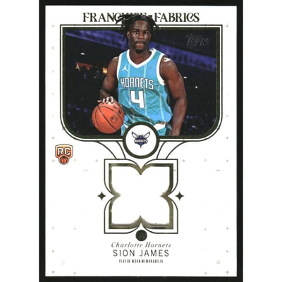 2025-26 Topps Franchise Fabrics #FFSJ Sion James